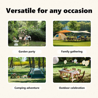 vidaXL Folding Party Tent with Sidewalls White 3x6 m