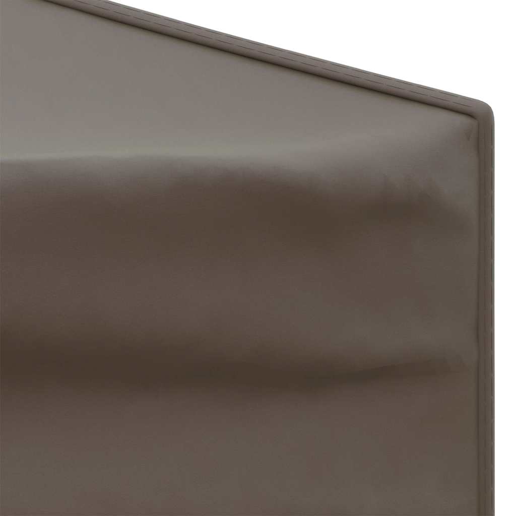 vidaXL Folding Party Tent with Sidewalls Taupe 3x6 m