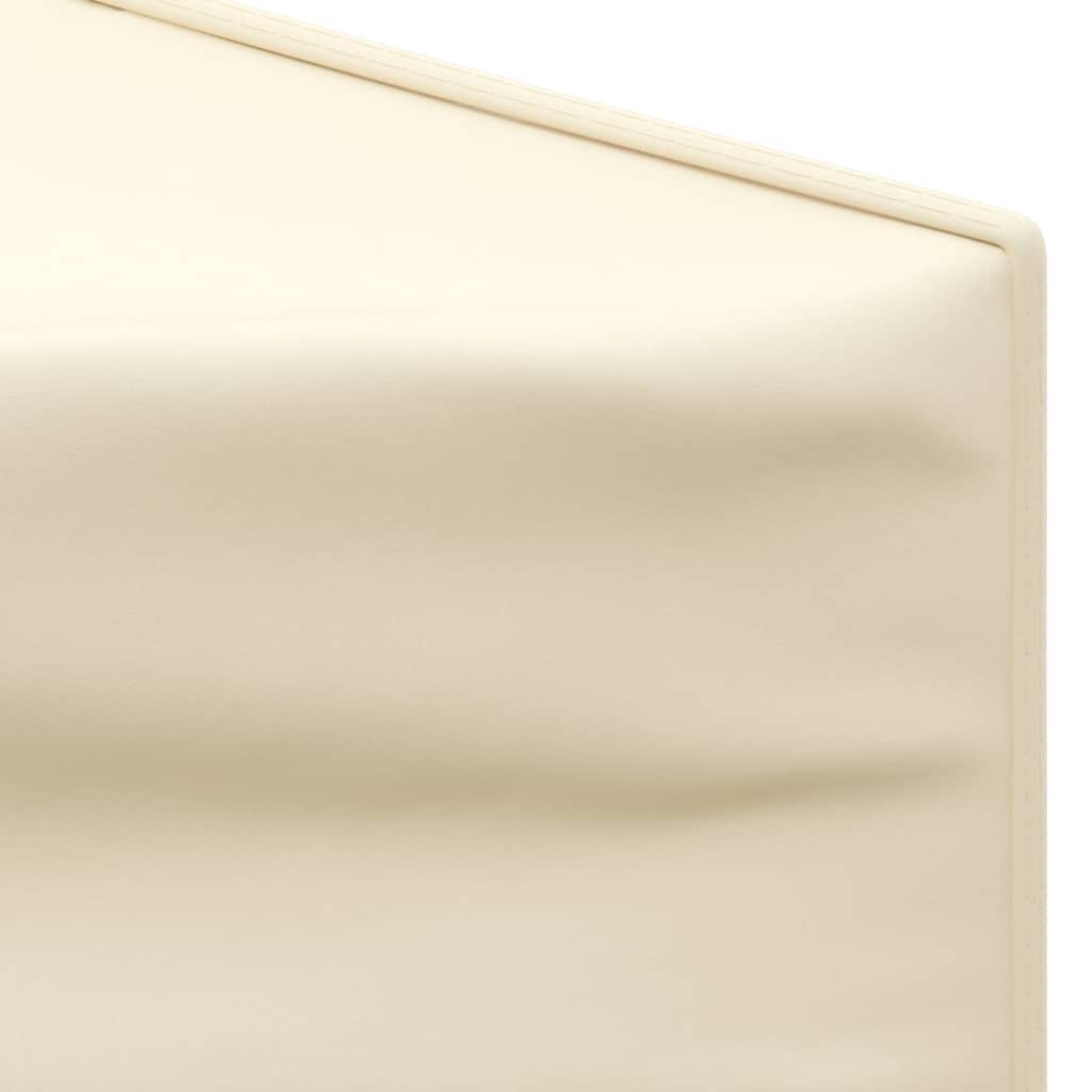 vidaXL Folding Party Tent with Sidewalls Cream 3x6 m - 12908