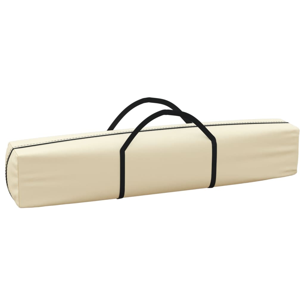 vidaXL Folding Party Tent with Sidewalls Cream 3x6 m - 12908