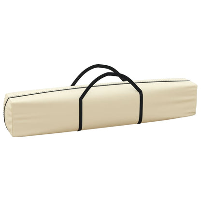 vidaXL Folding Party Tent with Sidewalls Cream 3x6 m - 12908