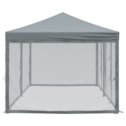 vidaXL Folding Party Tent with Sidewalls Anthracite 3x6 m - 12909