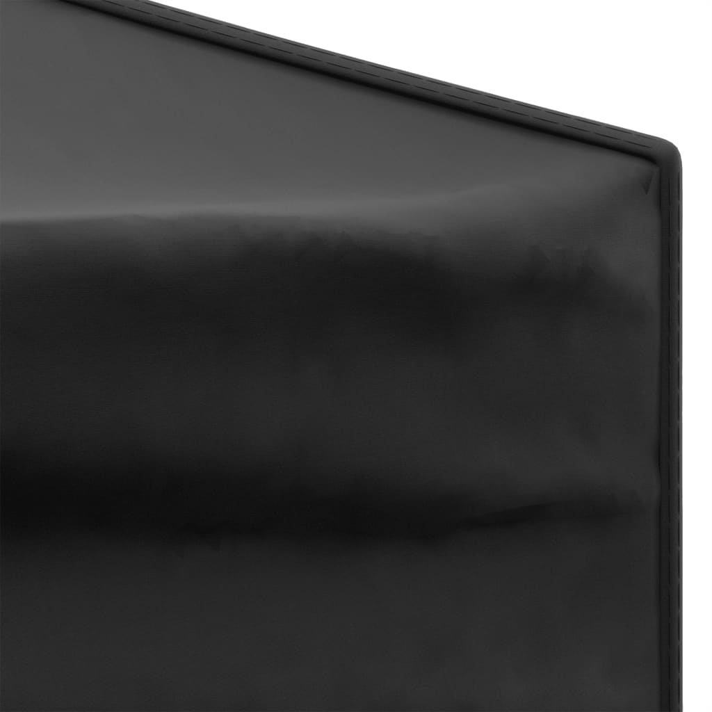 vidaXL Folding Party Tent with Sidewalls Black 3x6 m - 12923
