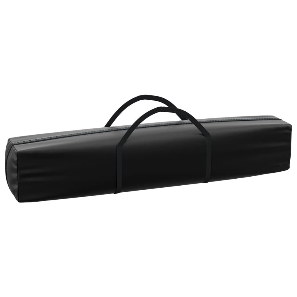 vidaXL Folding Party Tent with Sidewalls Black 3x6 m - 12923