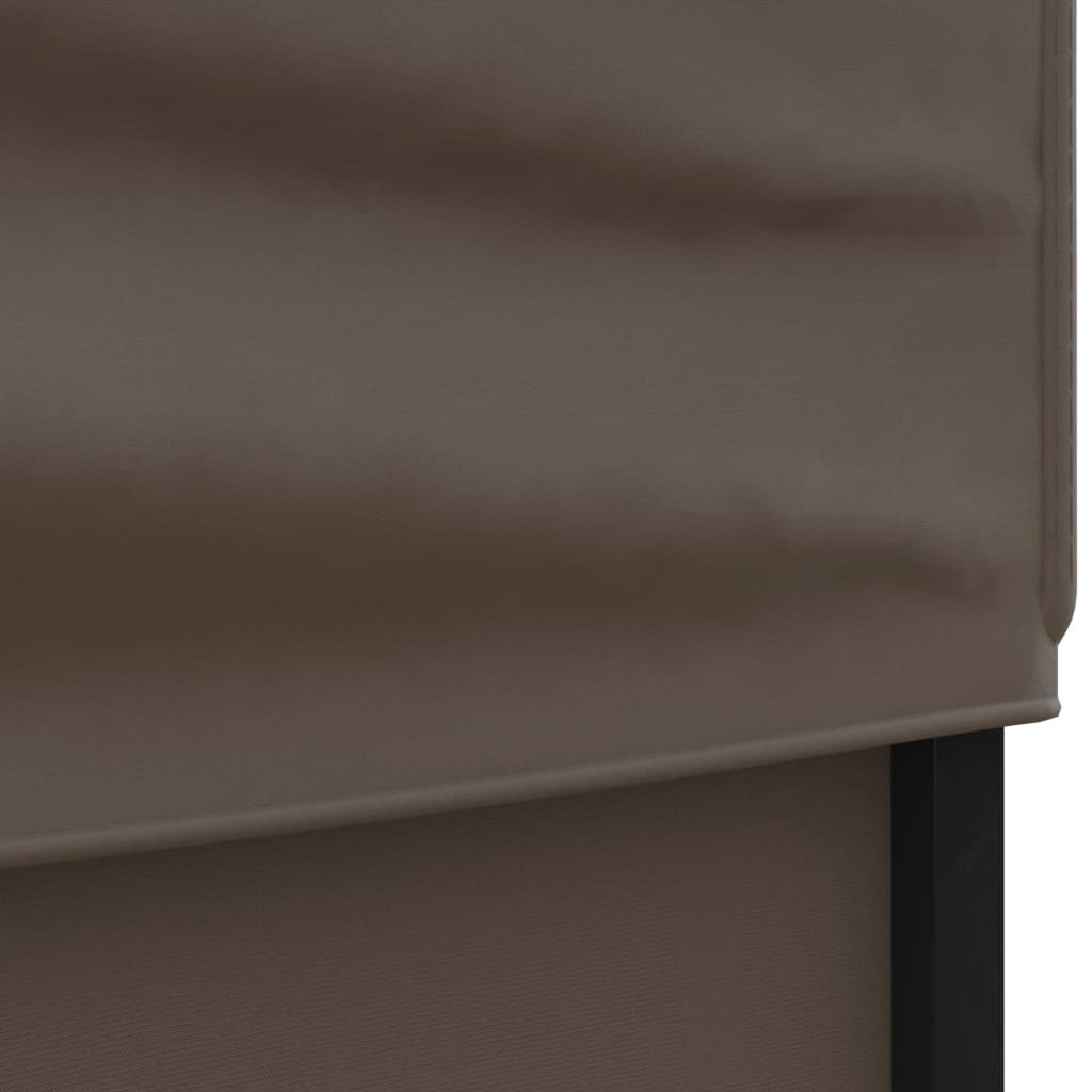 vidaXL Folding Party Tent with Sidewalls Taupe 3x6 m - 12928