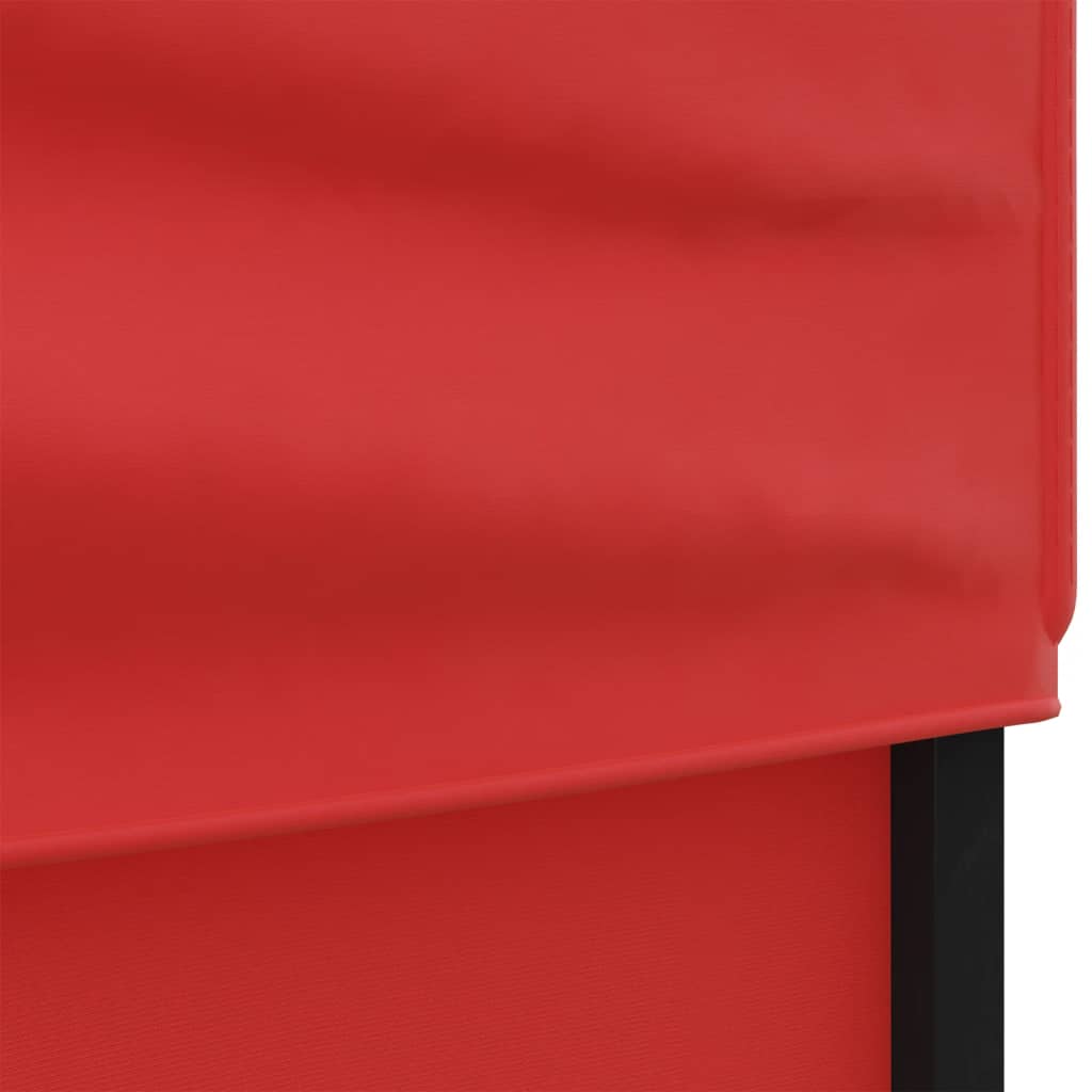 vidaXL Folding Party Tent with Sidewalls Red 3x6 m - 12929