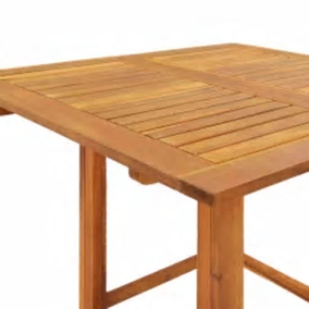 vidaXL Bistro Table 75x75x110 cm Solid Wood Acacia - Brown