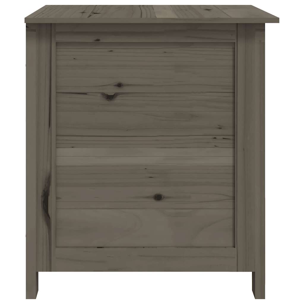 vidaXL Outdoor Cushion Box Anthracite 50x50x56 cm Solid Wood Fir