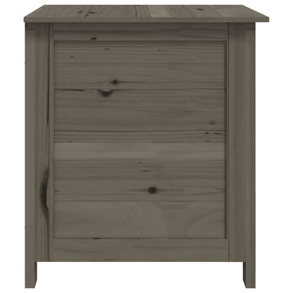 vidaXL Outdoor Cushion Box Anthracite 50x50x56 cm Solid Wood Fir