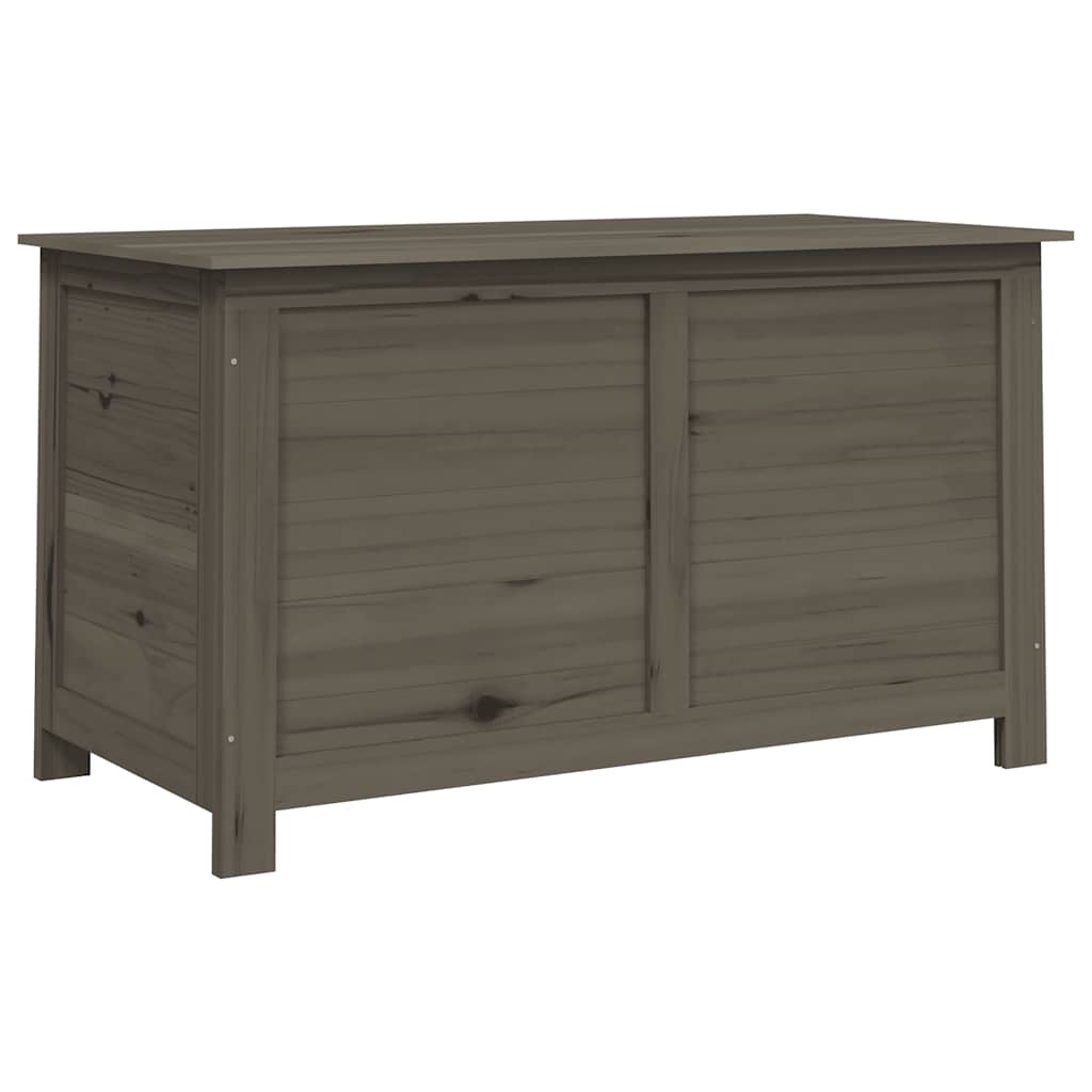 vidaXL Outdoor Cushion Box Anthracite 100x50x56 cm Solid Wood Fir