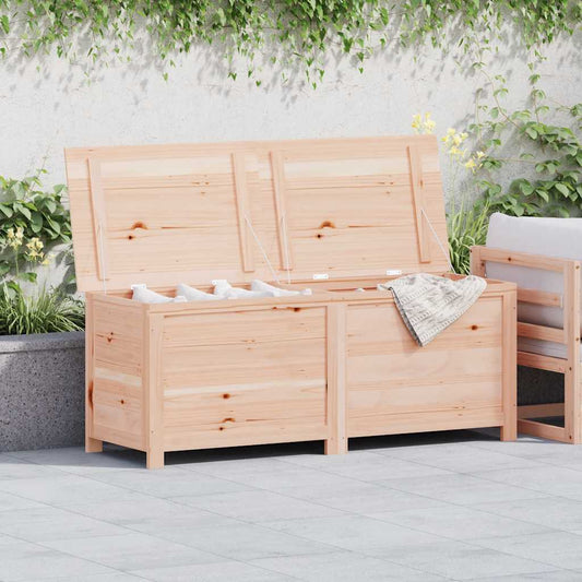 vidaXL Outdoor Cushion Box 150x50x56 cm Solid Wood Fir - Brown