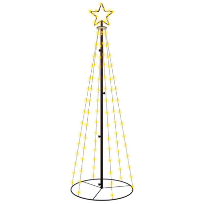 vidaXL Christmas Cone Tree Warm White 108 LEDs 70x180 cm - 180 x 70 cm