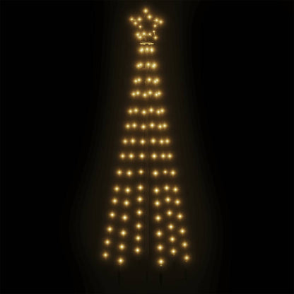vidaXL Christmas Cone Tree Warm White 108 LEDs 70x180 cm - 180 x 70 cm