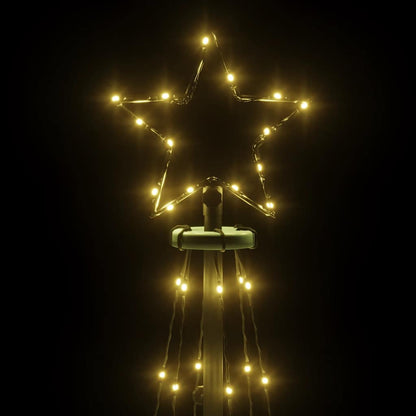 vidaXL Christmas Cone Tree Warm White 108 LEDs 70x180 cm - 180 x 70 cm