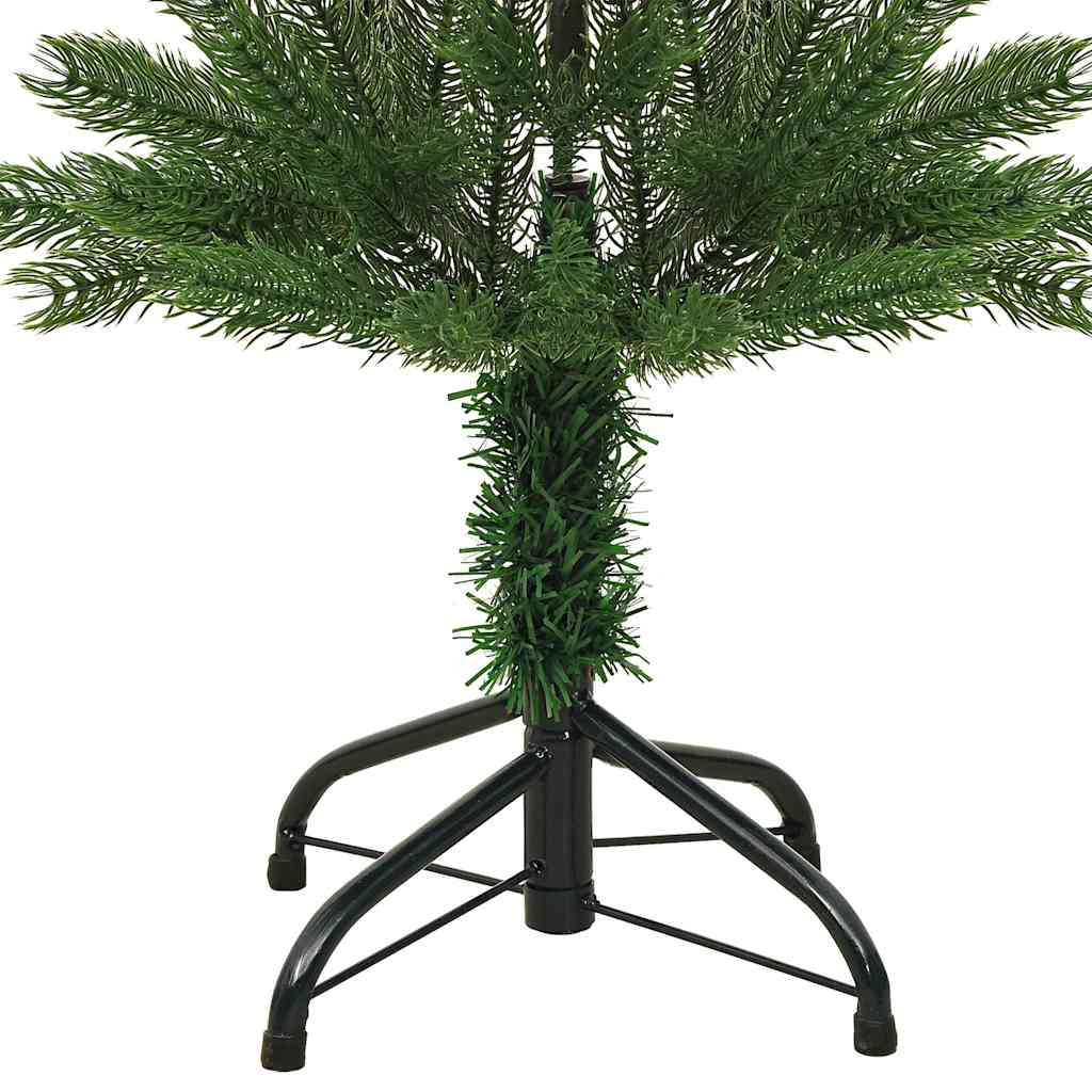 vidaXL Artificial Slim Christmas Tree with Stand 150 cm PE - Green - 150 x 46 cm