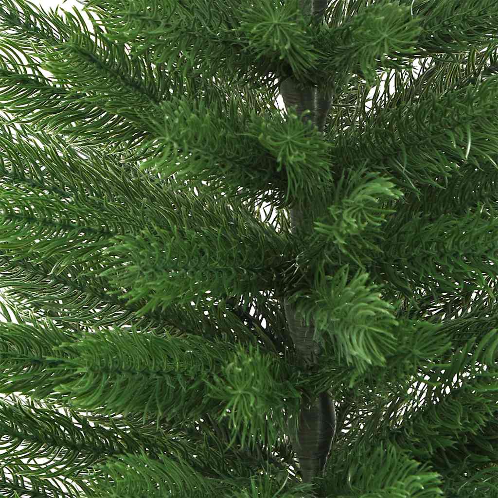 vidaXL Artificial Slim Christmas Tree with Stand 150 cm PE - Green - 150 x 46 cm