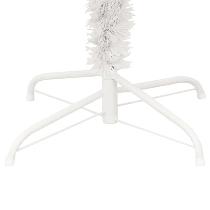 vidaXL Swirl Pre-lit Christmas Tree with Stand White 150 cm PVC - 150 x 80 cm