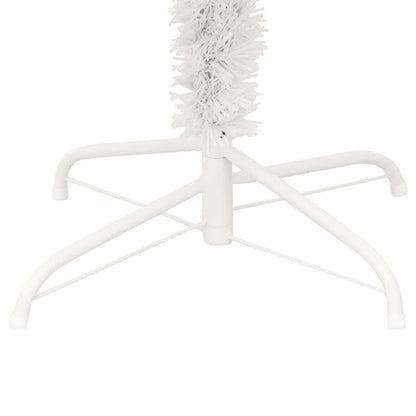 vidaXL Swirl Pre-lit Christmas Tree with Stand White 180 cm PVC - 180 x 95 cm