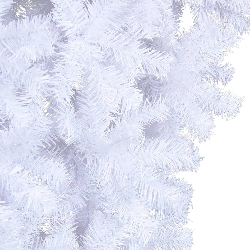 vidaXL Upside-down Artificial Christmas Tree with Stand White 120 cm - 120 x 65 cm