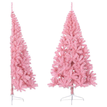 vidaXL Christmas Tree | Pink | PVC, steel | 180 cm | Christmas Tree