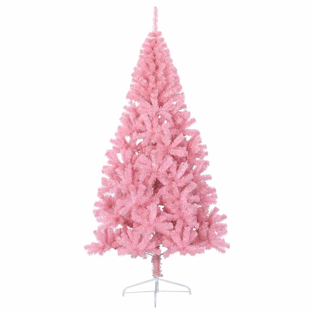 vidaXL Christmas Tree | Pink | PVC, steel | 180 cm | Christmas Tree