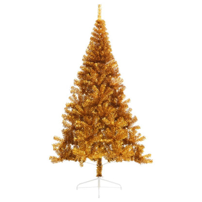 vidaXL Christmas Tree | Gold | PET | Large | Durable | Christmas Tree - 240 cm