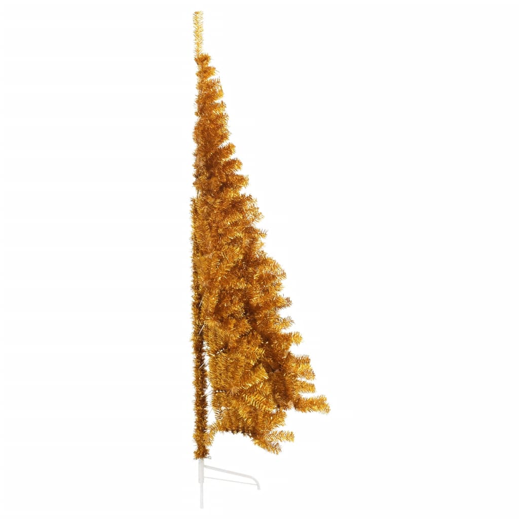 vidaXL Christmas Tree | Gold | PET | Large | Durable | Christmas Tree - 240 cm