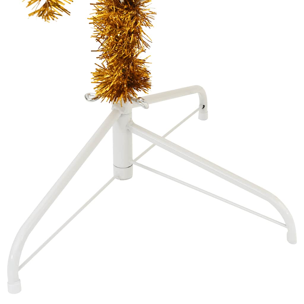 vidaXL Christmas Tree | Gold | PET | Large | Durable | Christmas Tree - 240 cm