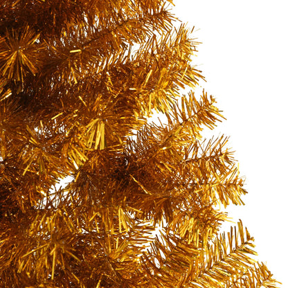 vidaXL Christmas Tree | Gold | PET | Large | Durable | Christmas Tree - 240 cm
