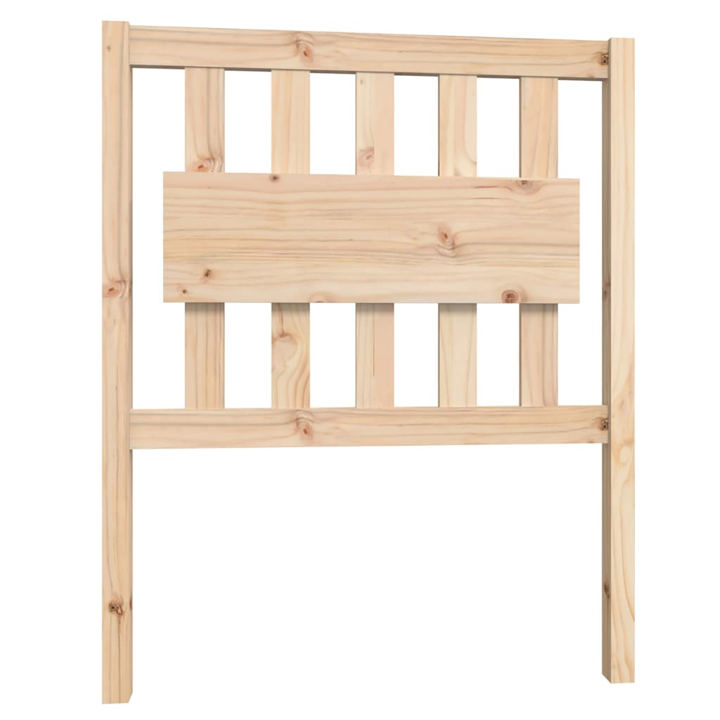vidaXL Bed Frame without Mattress Solid Wood Small Single - Brown - 195.5 x 80.5 x 31 cm