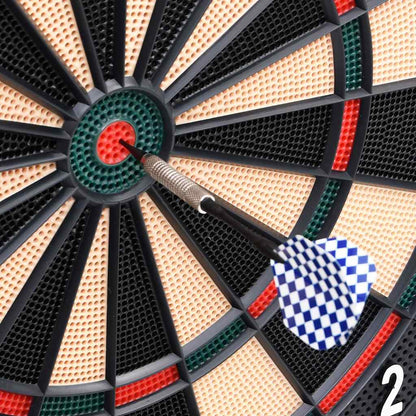 vidaXL Electric Dartboard with Darts Black Polypropylene