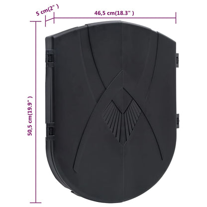 vidaXL Electric Dartboard with Darts Black Polypropylene