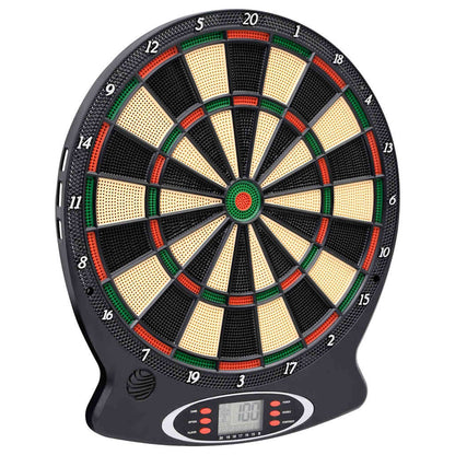 vidaXL Electric Dartboard with Darts Black Polypropylene - 63865