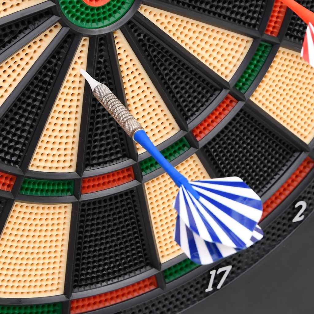 vidaXL Electric Dartboard with Darts Black Polypropylene - 63865