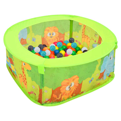 vidaXL Ball Pool with 300 Balls for Kids 75x75x32 cm - multicolour 1