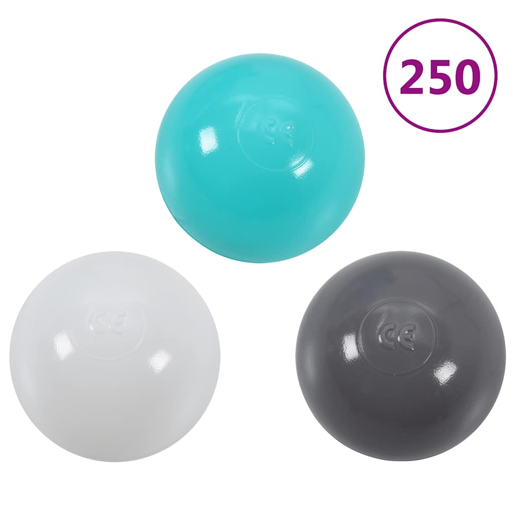 vidaXL Ball Pool with 300 Balls for Kids 75x75x32 cm - multicolour 1