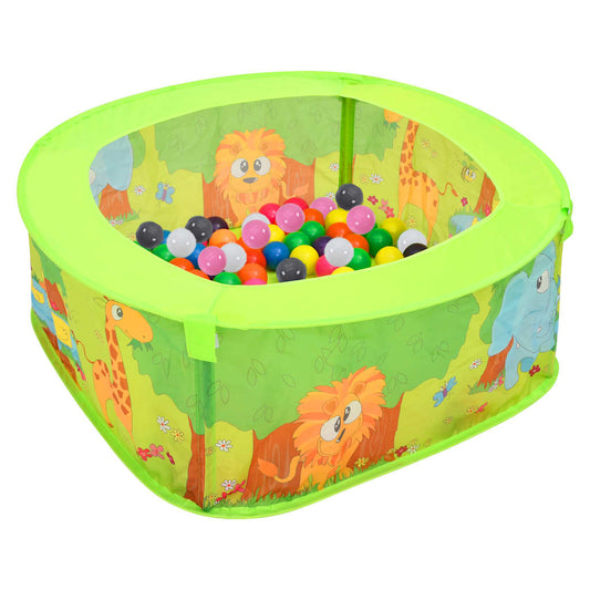vidaXL Ball Pool with 300 Balls for Kids 75x75x32 cm - multicolour 2
