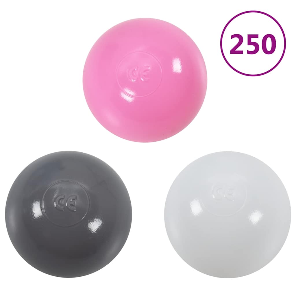 vidaXL Ball Pool with 300 Balls for Kids 75x75x32 cm - multicolour 2