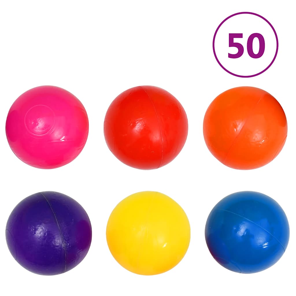 vidaXL Ball Pool with 300 Balls for Kids 75x75x32 cm - multicolour 2
