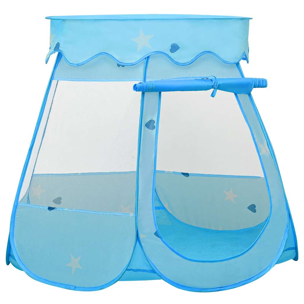 vidaXL Children Play Tent with 250 Balls Blue 102x102x82 cm - 32278