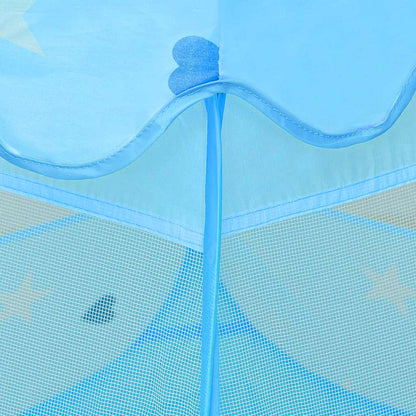 vidaXL Children Play Tent with 250 Balls Blue 102x102x82 cm - 32278