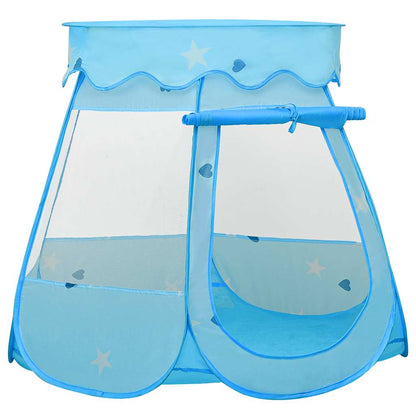 vidaXL Children Play Tent with 250 Balls Blue 102x102x82 cm - 32279