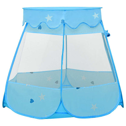 vidaXL Children Play Tent with 250 Balls Blue 102x102x82 cm - 32279