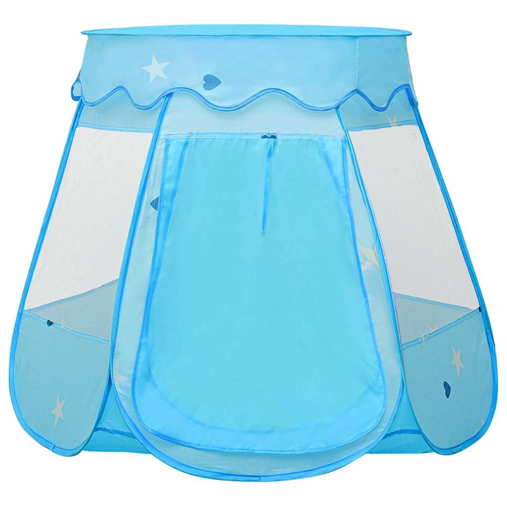 vidaXL Children Play Tent with 250 Balls Blue 102x102x82 cm - 32279