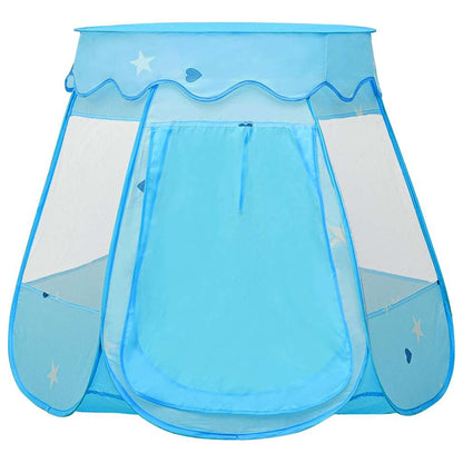 vidaXL Children Play Tent with 250 Balls Blue 102x102x82 cm - 32279