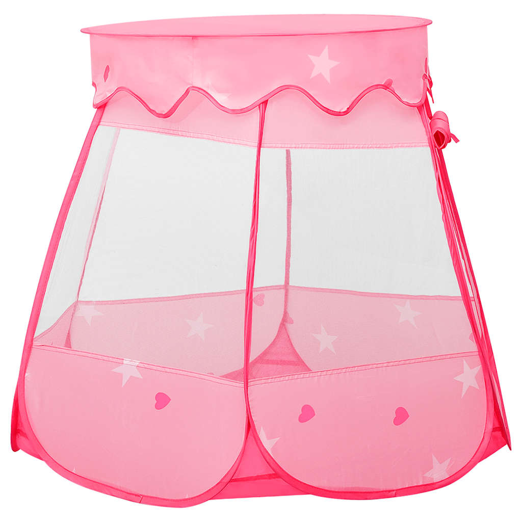 vidaXL Children Play Tent with 250 Balls Pink 102x102x82 cm - 32283