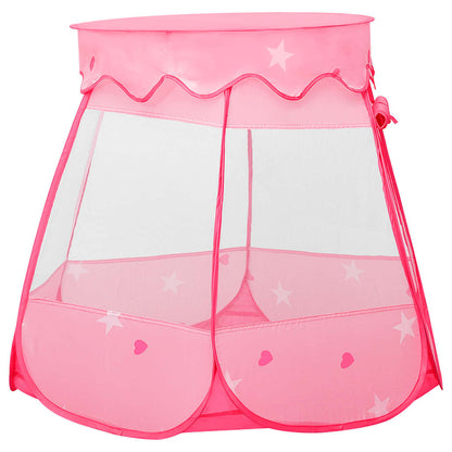 vidaXL Children Play Tent with 250 Balls Pink 102x102x82 cm - 32284