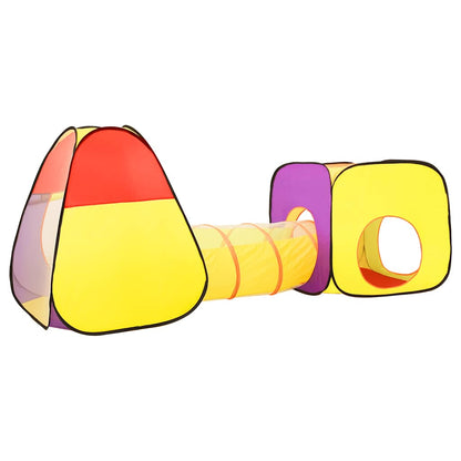 vidaXL Children Play Tent with 250 Balls Multicolour 255x80x100 cm