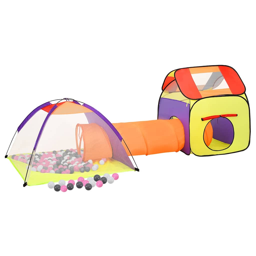 vidaXL Children Play Tent with 250 Balls Multicolour 338x123x111 cm - 32316