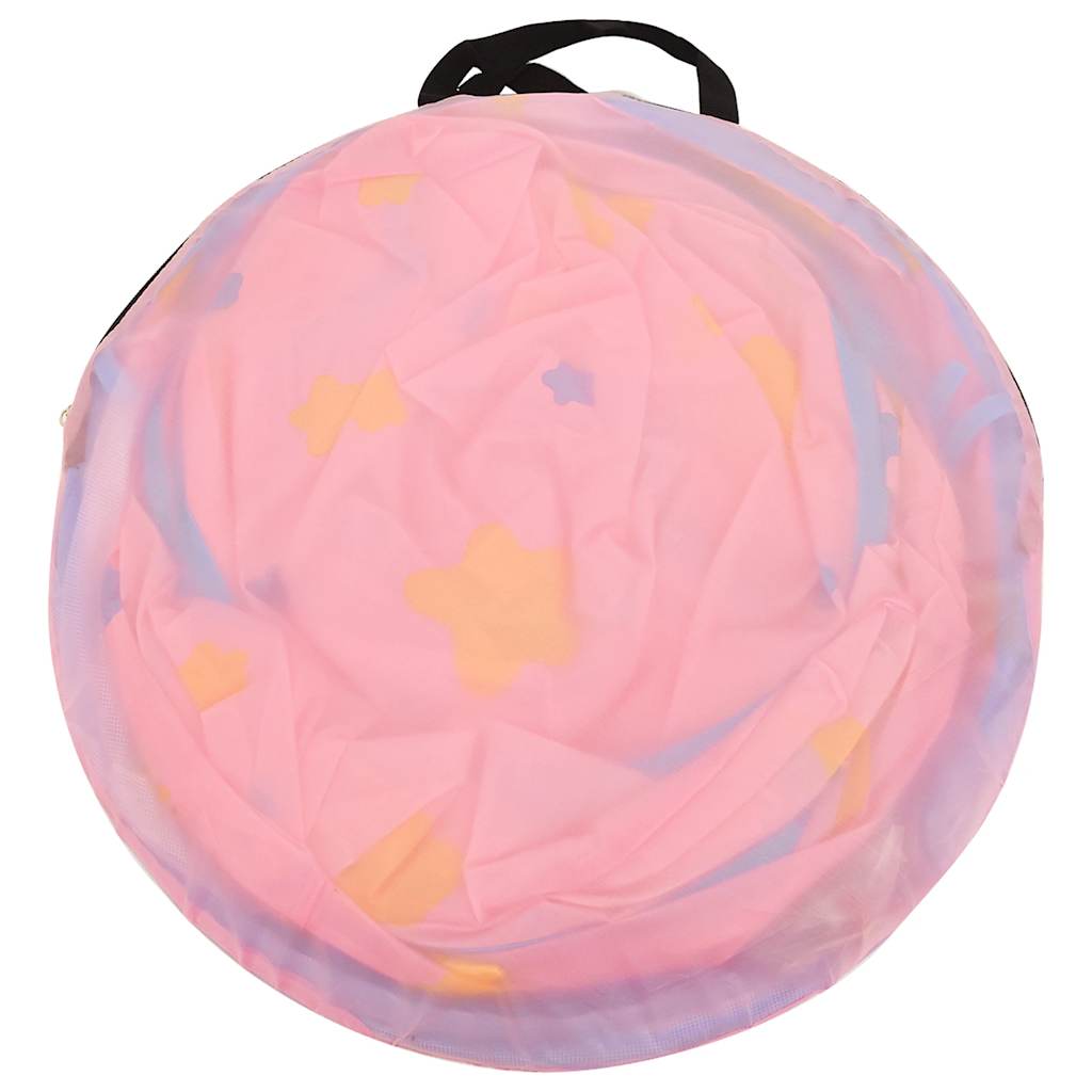 vidaXL Children Play Tent with 250 Balls Pink 301x120x128 cm - 32328